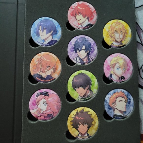 Uta no Prince-sama 10 Can Badge Pin Set + Matching Display Binder - Picture 4 of 6